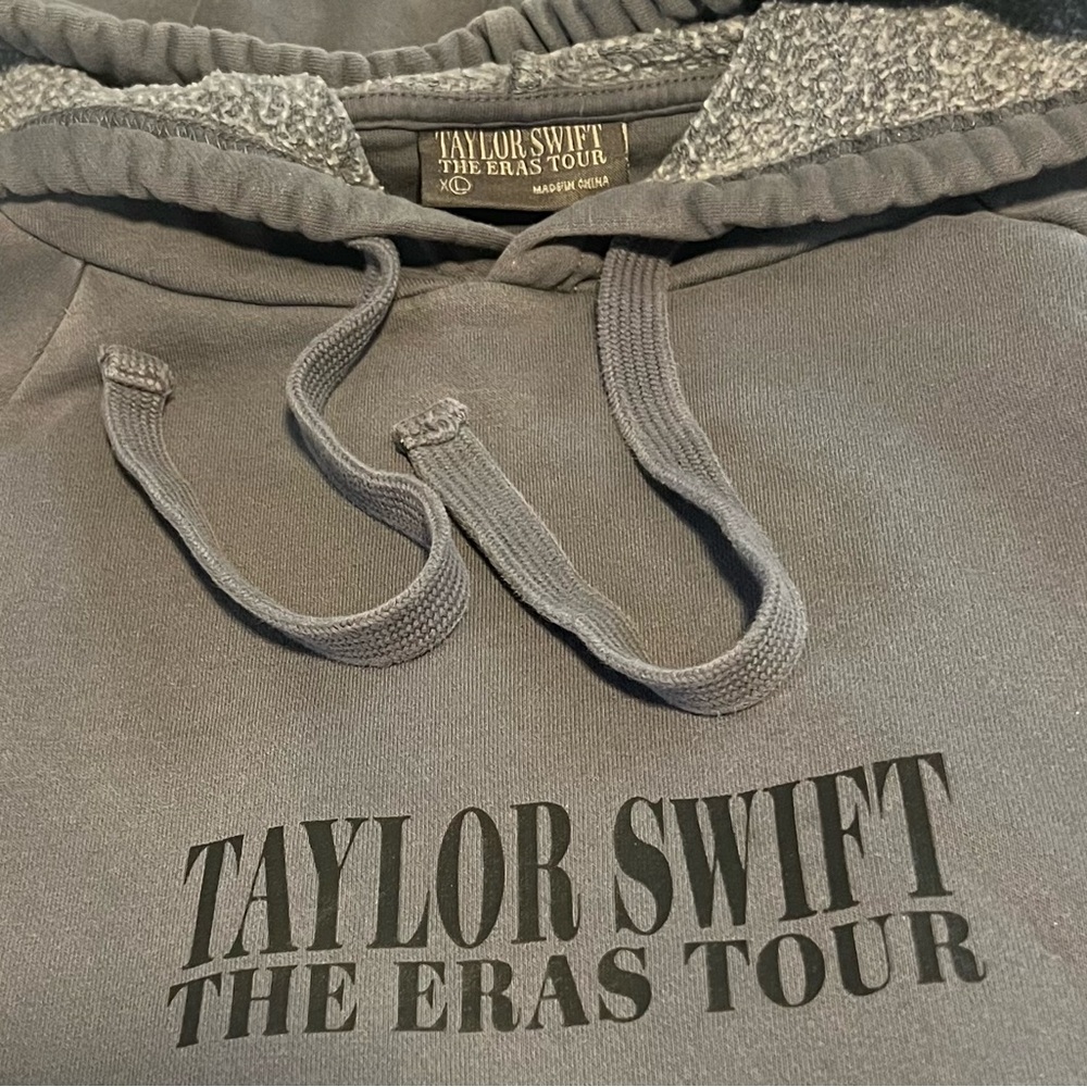 Taylor Swift The Eras Tour Gray Hoodie